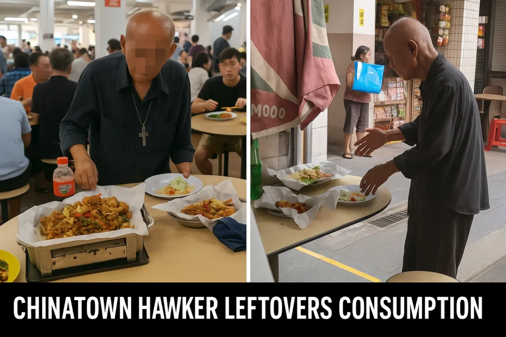 Chinatown Hawker Leftovers Consumption